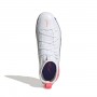 Adidas F50 Hyperfast League Mid FG J - Branco/Roxo/Rosa 